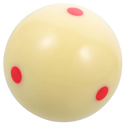 KITANDOVE Resin Billard Trainingsball Verschleißfeste Wiederverwendbare Queue-Ball Für Billiard-übungen Für Anfänger Und Fortgeschrittene Harz Perfektes Runddesign Zur Verbesserung