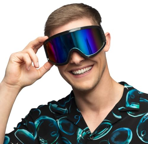 Boland - Skibrille für Kostüm und Party, stylische Brille für Festival, Karneval oder Apres Ski Mottoparty