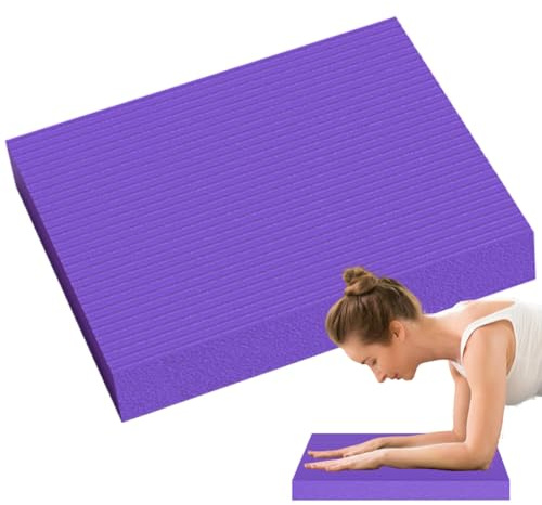 Balance-Pad für Übungen, Balance-Kissen aus Schaumstoff, Stabilitätstrainingskissen, Kniematte mit Bauchrad und übergroßer Polsterfläche für Fitnessübungen, Yoga und zu Hause