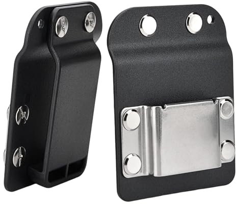 Jortmrd Clip-on Werkzeug Gürtelclip Bohrer-Gürtelhalter Bohrwerkzeugholster für Werkzeuggürtel Robust Werkzeuggürtelhalter 304 Edelstahl für Akkubohrer, Schlagschrauber, Maßband