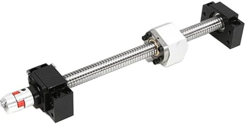 Tuerca de tornillo de bola de metal Tuerca de husillo bolas 20mm SFU2005 2000mm con mecanizado extremo BKBF15 + acoplamiento soporte DSG20H