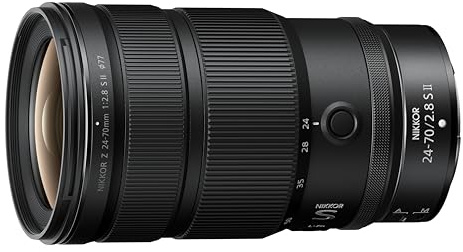 Nikon NIKKOR Z 24-70 mm f/2.8 S II obiettivo zoom Mirrorless FX, Nital | Zoom interno, autofocus Rapido SSVCM, Anti-Riflesso, bokeh morbido, leggero, tropicalizzato. 6 anni garanzia Nital