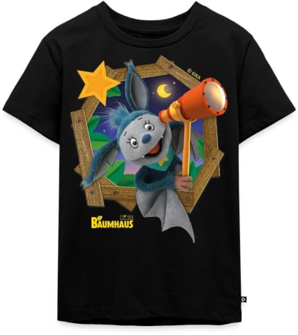 KiKA-Baumhaus Mit Fidi Guckt Aus Dem Fenster Kinder Premium T-Shirt