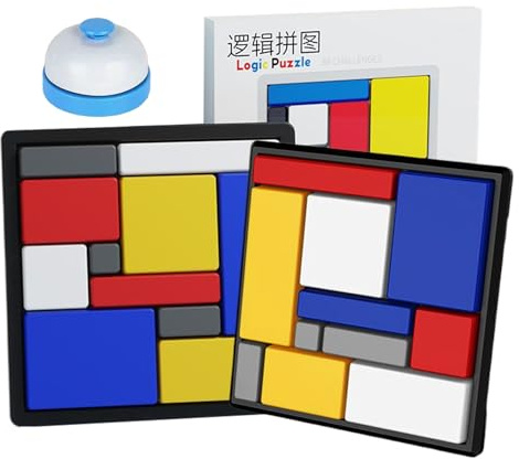 Brain Teaser Logic Puzzles - 5,31 bärbara pedagogiska tankespel | Brain Challenging ABS Blocks, Logic Puzzle Brains Teaser Game, för barn, vuxna, kontor, resor och camping