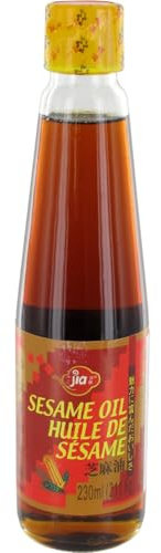 Jia Brand Paquete de aceite de sésamo de 12 x 410 ml 0.41 ml - Pack de 12