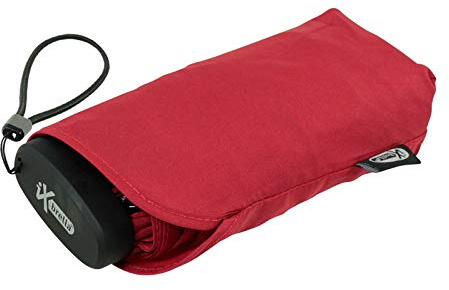 iX-brella Ultra Small 15cm kleiner Taschenschirm im Handy Format - dark red