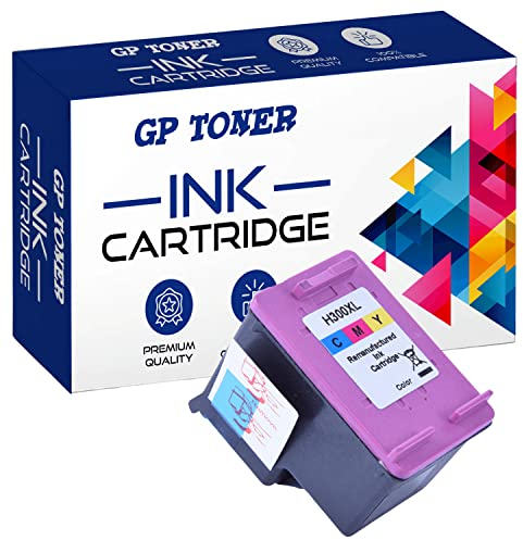 GP TONER Druckerpatronen Ersatz für HP 300XL Tintenpatronen für HP Deskjet D5660 F2400 F2410 F2420 F2430 F2440 F2480 F2492 F4200 F4210 Envy 100 110 114 (300XL Farbig)