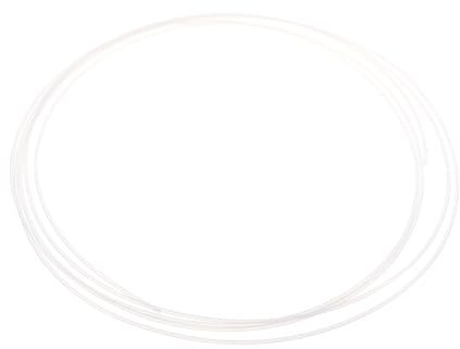 QUARKZMAN Tube en PTFE de 0,6 mm x 1 mm x 1 Pièce pour Outils Pneumatiques, Équipement D'Automatisation, Tuyaux Hydrauliques, [Transparent, 1,5 Mètre 4,92 Pieds]