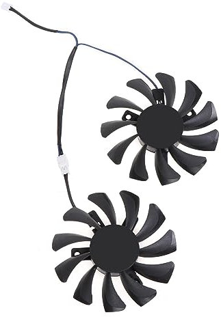 2 Pieces 75mm HA8010H12F-Z 2Pin Graphics Card Cooling Fan For GeForce 1650 SUPER VENTUS XS VGA 75mm Fan Gpu 12v 2 Pin