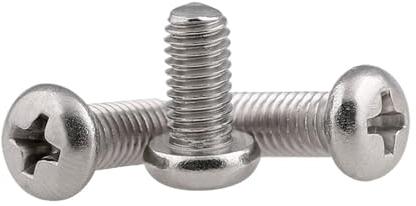 CHATROOM Rundkopf-Maschinenschrauben aus Edelstahl SUS304 M1.0 M1.2 M1.4 M1.6 (Size : M1.4x16 (200Pcs))