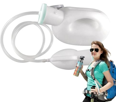 Urinarios para Hombres, Botellas de orina grandes de 68 onzas con asa, Colector de urinario masculino y femenino para hospital, cámping, coche, viaje, inodoro, urinario