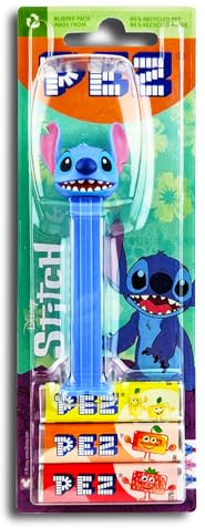 1 x PEZ Spender Disney Stitch inkl. 2 x Pez Bonbons 2 x 8,5 g