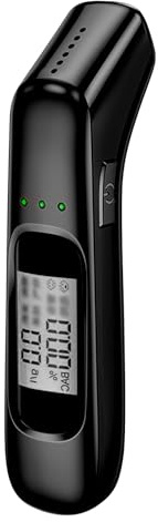 VLUVLA Breathalysers, Breathalyzer, Professional Alcohol Breathalyzer with LCD Digital Display, Grade Accuracy Personal Breathalyzers Alcohol Tester for Personal Home Professional Use