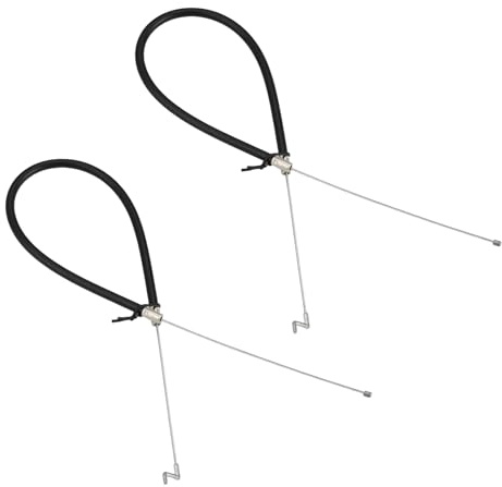 EMSea Lot de 2 câbles de commande d'accélérateur pour tondeuse à gazon 4137-180-1107 compatibles avec Stihl FS85 FS80 FS75 FC85 HT75 HT85 KA85 KM85 KM75
