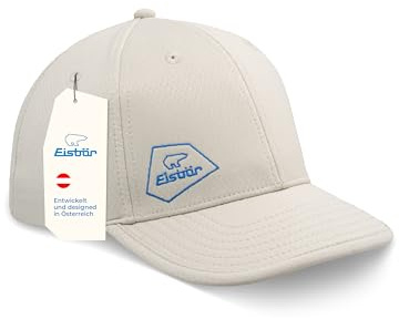 Eisbär Vega Cap Herren & Damen - Outdoor Cap Sport Kappe | Basecap, Schirmkappe, Base Cap, verstellbar, Sonnenschutz, atmungsaktiv, feuchtigkeitsabführend, schnelltrocknend