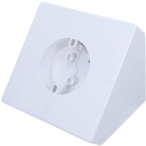 Soporte de Montaje para Ventilador de Techo FB900-1 de Plástico | Techos Inclinados de 80 Grados, Caja Tipo Catedral, Orificios de Instalación, Color Blanco