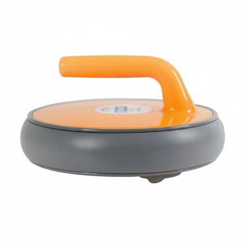 harayaa Indoor Ball Indoor Puck Sliding Stone Geschicklichkeitsspiel für Gemeinschaftliches Spielen Kinder Senioren Zuhause, Gelb, 170MM