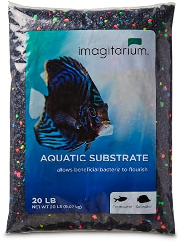 imagitarium by Petco Aquarium Gravel Substrate Black Lagoon 20 lbs.