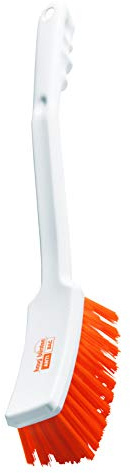 haug bürsten - Anti Bac Stielbürste - Größe: 400 x 48 x 35 mm - antibakteriell, hitzebeständig -20 bis 140 °C - lebensmittelkonform nach HACCP - für Küche, Industrie & Reinigung - Made in Germany