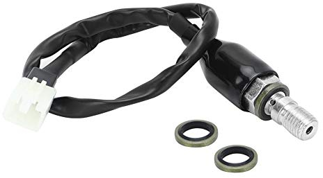 For Hydraulic Brake Switch 10Mm X 1.25 - Motorcyc Hydraulic Brake Switch Line M10X1.25 Universal Motorbike Oil Hose Hydraulic Pump Rear Brake Light Switch Line Pressure Light Switch(Straight Head)