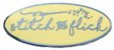 Stitch and Flick (Yellow/Black) Hard Enamel Needle Minder