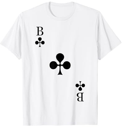 Spielkarte Kreuz Bube Kartenspiel Fasching Karneval Kostüm T-Shirt