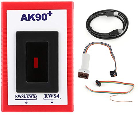 Car Key Programmer Tool, AK90+ Auto Key Programmer V3.19 Match Diagnostic Tool Programming Device Identify Keys for EWS AK90 KEY-PROG
