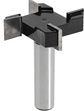 Be In Your Mind Milling Cutter 1/2 Inch Shank 2 Inch Cutting Diameter Slab Flattening Router Bit Planing Bit Woodworking Tool for Solid Wood Compact Plywood Acrylic