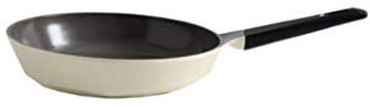 OQHAIR Wok antiaderenti e padelle per friggere, cestello per friggere e griglia a Vapore, Padella per Wok in Rame Antiaderente con Coperchio, Wok in Ceramica con Coperchio, Fondo Piatto p
