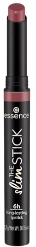 Esence THE Slim STICK - Pintalabios (105, color violeta, duradero, nutritivo, expreso), color intenso, mate, vegano, sin perfume, sin alcohol, sin parabenos, 1 unidad (1,7 g)