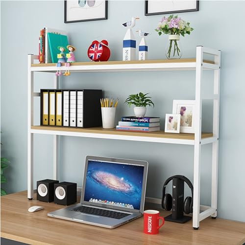 Estantería De Escritorio - Librería Multifuncional De Sobremesa Para Ordenador, Organizador De Escritorio Multifuncional, Estante De Exhibición De Suministros De Oficina, Decoración Hogareña(B,65cm)