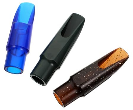 ibasenice 3stücke Saxophon Mundstück Für Altsaxophon Aus Langlebigem Material Saxophonkopf Für Musikinstrumentenzubehör Einfach Anzubringen Und Abzunehmen