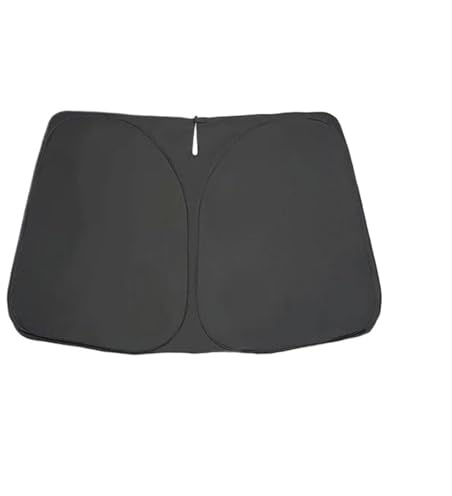 Pare-Soleil Fenêtre de Voiture pour Tesla pour Modèle X 2024 Bouclier Avant Arrière Toit en Verre Pare-Soleil Puits De Lumière Filet De Toit Ouvrant Store Ombrage(Front Windshield)