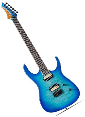 Elektrische Gitarre E Gitarre Mit Locking Mechaniken Und Runder Kopfplatte Ist Für Anfänger Geeignet(2)