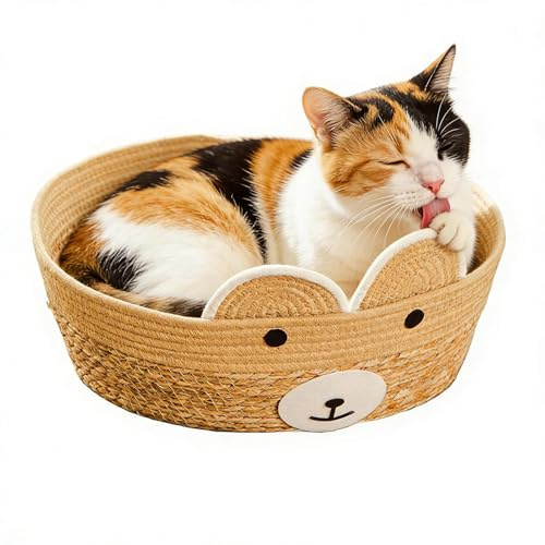 Cuccia per Gatti Interno Tappetino da Riposo Lavabile e Resistente ai per | per Gatti Ideale per e per uso in casa, giardino, cortile, fienile, interno, portico,