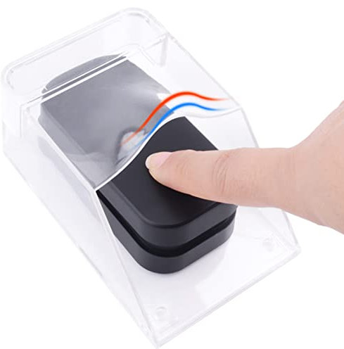 Visière Sonnette Couverture De Pluie Sonnette Housse Protection Sonnette Exterieur Pluie Neige Coque Étanche éblouissement Soleil Couvercle de sonnette Pas Perçage Nécessaire, sans Fil, Support Mural