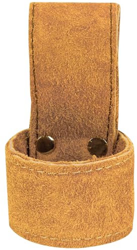 SHIDOW Axthalter Gürtel, Leder Hammerhalter, Hammerhalter für Werkzeuggürtel, Axt Werkzeughalter, Lederaxt Gürtelschlaufe für Hammer, Schraubenschlüssel, Axt (Gelb)