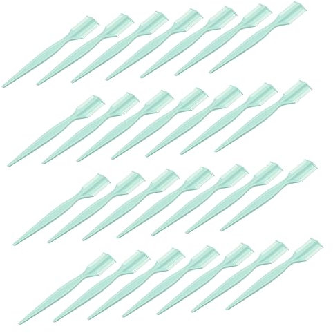 FRCOLOR 50 Stück Augenbrauen Und Wimpernkämme 12cm Tragbarer Pony Form Kamm Make up Tool Zur Definition Von Wimpern Und Brauen