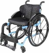 Faltbarer leichter Aktiver Rollstuhl - Extra schmaler Ultraleichter Reiserollstuhl mit 2,36 cm Sitzbreite für Zuhause und draußen