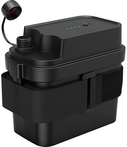 TalentCell Batería recargable de iones de litio WP3200 de 12 V, 7000 mAh, IP67, resistente al agua, para proyectos de bricolaje, tiras de luz LED, cámaras CCTV, routers y más, con carga AC/DC 12,6 V