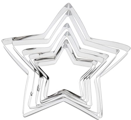 Alipis 6pièces Lot De Acier Inoxydable Pour Pâtisserie Outils De Fabrication De Biscuits Fournitures De Pâtisserie