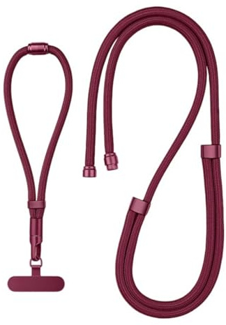 Pulsera fuerte multifunción ajustable para el cuello del teléfono con clip de bloqueo sin pérdida, correa para dispositivos móviles, estilo simple, cordón para teléfono con cierre de bloqueo