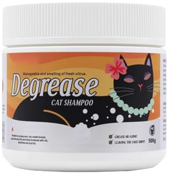 baabeash Shampoo für Katzen, ohne Haare, Reinigungscreme für Schwanz und, feuchtigkeitsspendende Creme, 500 g, für schwarzes, tägliche Toilette, Haustiere, Hygiene, Badroutine