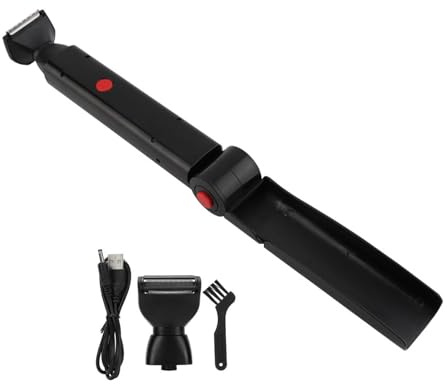 Rasoir de dos 32,2x14,5cm ABS back rasoir électrique rasoir homme long manche rasoir pliant télescopique noir rasoir electrique