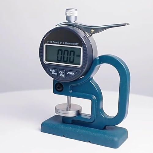 Misuratore di spessore digitale – Strumento di misurazione dello spessore della spugna da tavolo, gamma 0-12,7 mm, risoluzione 0,01 mm per misurare spugna e cartone