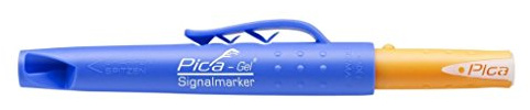PICA 8080/SB - Marcador permanente GEL (Blanco) en blister, 1 Stück (1er Pack)