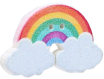 200 Stück Regenbogen Bemalte Holzknöpfe, DIY Dekorative 2-Loch-Knöpfe Zum Nähen und Basteln