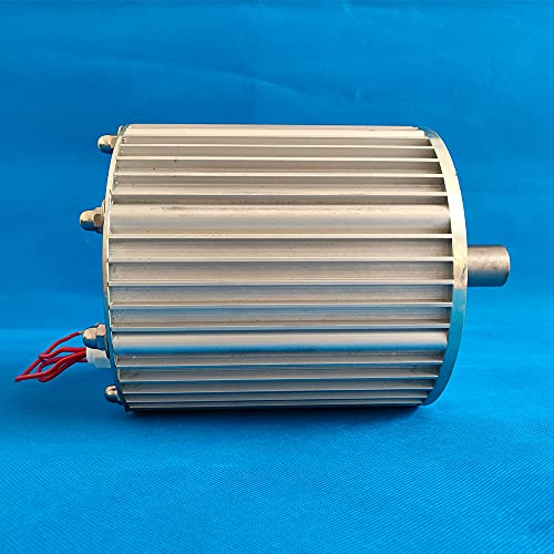 3000W 300RPM 3 Phasen getriebener Permanentmagnetgenerator mit Sockel 48V 96V 120V AC Lichtmaschine Wasser Wind Turbine (120V, ohne Sockel)