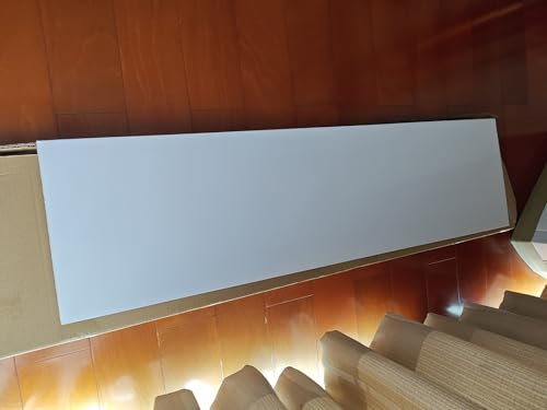 ZAQYCM Fensterbank Weiße Fensterbankabdeckung Badezimmer, Fensterbank Ersatzbrett Für Heimbüro, Apartment Erkerfenster Und Kücheninsel-Arbeitsplatte, Color : W 8in(20cm), Size :