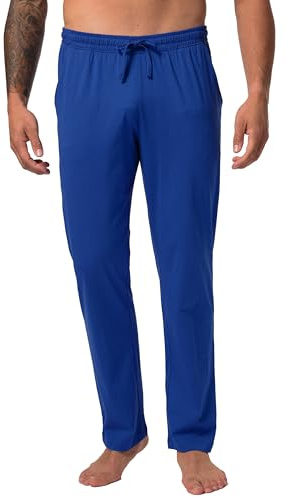 JP 1880, män, stora storlekar, pyjamasbyxor, Koboltblå, 4XL